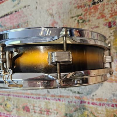 Ludwig No. 905 Jazz Combo 13x3" 6-Lug Piccolo Snare - Black/Gold Duco - Nickel Hardware 1966 image 8