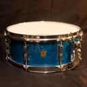 WFL Super Classic 14" x 5,5" snare drum 1950's - Aqua Marine Sparkle
