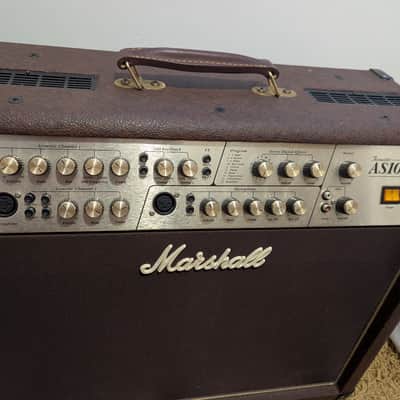 Marshall Acoustic Soloist AS100D 2-Channel 100-Watt 2x8" Acoustic Guitar Combo 2000 - Present - Brown image 5