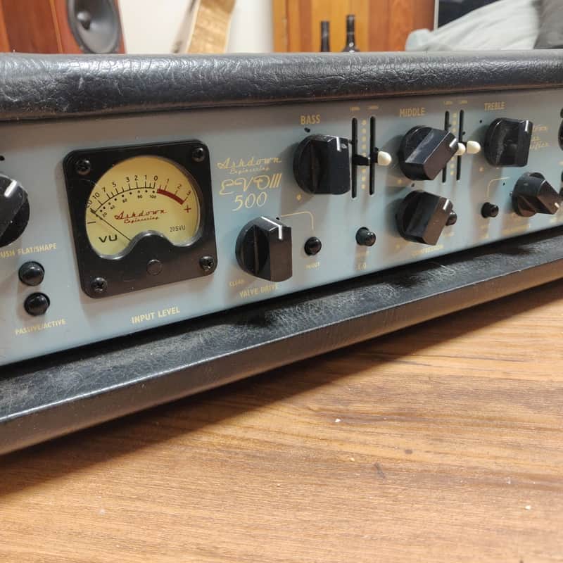 2010s Ashdown ABM 500 EVO III 575W Bass Head Silver