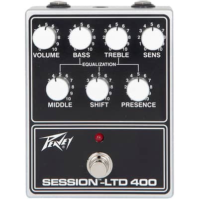Peavey Session-LTD 400 Preamp Pedal Regular Black and White image 1