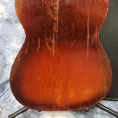1969 Silvertone Model 1210 Big Stella Redburst Pro Setup New Strings Soft Case image 11
