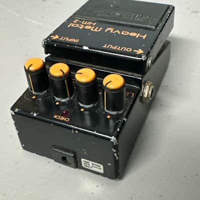 Boss HM-2 Heavy Metal Distortion Guitar Effect Pedal MIJ Vintage 1985 Blk Label image 5