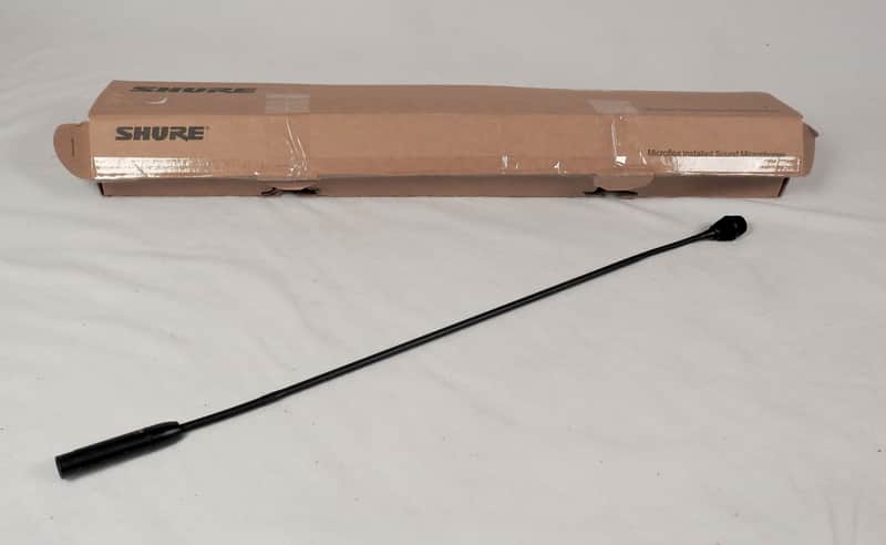 Shure MX424 Gooseneck with cardioid capsule, A412B base and A412MWS windscreen image 1