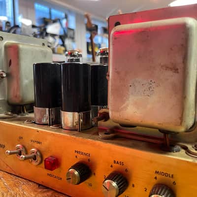 Marshall JMP 1959 Super Lead 2-Channel 100-Watt Guitar Amp Head 1973 Factory Purple Signed by Jim Marshall image 17