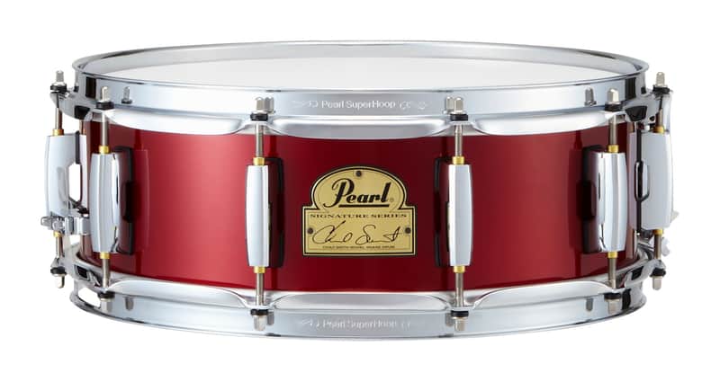 Pearl CS1450R Limited Edition Chad Smith Signature 14x5" Steel Snare Drum image 1
