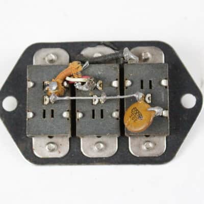 1960s Vintage Fender Jaguar Pickup Selector Switches Control Plate Chrome USA 1960's Pre-CBS image 6