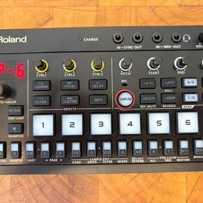 Roland P-6 AIRA Creative Sampler 2024 - Present - Black - EXCELLENT image 4