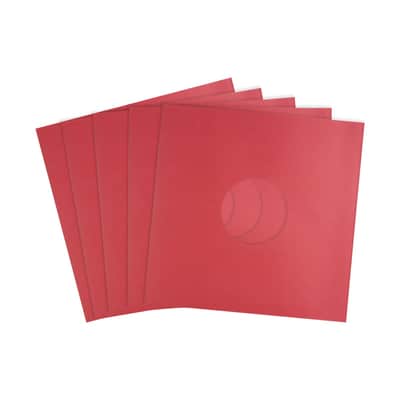 (100) 12" PREMIUM 29# RED Paper Vinyl LP Record Album Inner Sleeves ARCHIVAL image 11
