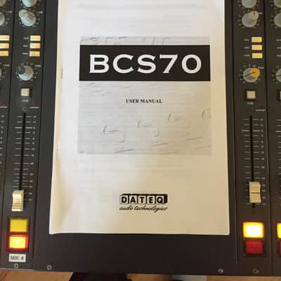 DATEQ BCS70 Pro Broadcast Radio Station Mixer Console image 7