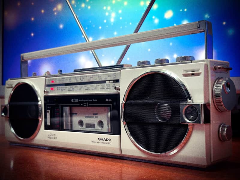 SHARP GF-7 🔥RARE🔥 Vintage Stereo Cassette Boombox image 1