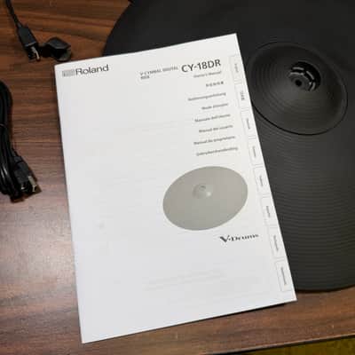 Roland CY-18DR V-Drums Digital Ride Cymbal 18" Triple Zone - Z6I7663 w/USB Cable image 3