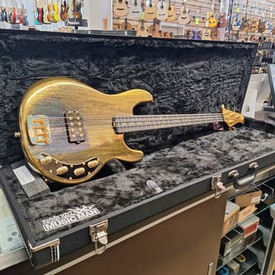 Ernie Ball Music Man 50th Anniversary StingRay 4 H 2026 - Molten Gold 9.6 pounds image 1