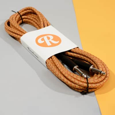 Reverb 20-foot 1/4" Guitar Cable - Orange image 2