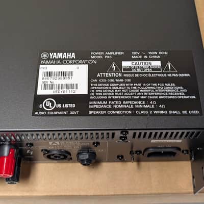 YAMAHA PX3 1000-Watt (2 x 500W) 2-Channel Power Amplifier w/DSP - Open Box image 8