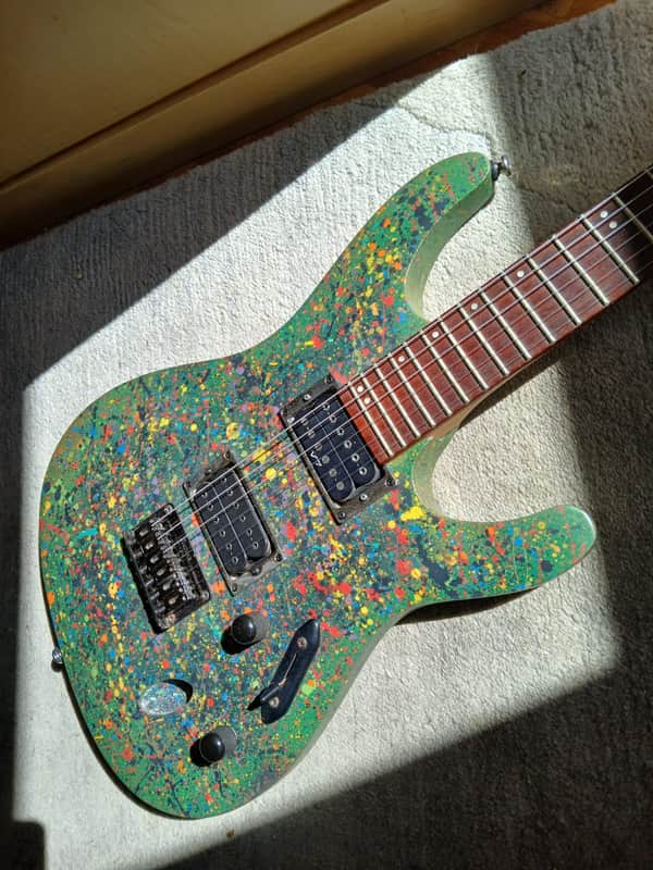 Ibanez S521 MOL - Dimarzio Evolution / Ibanez V7 - Custom painted image 1