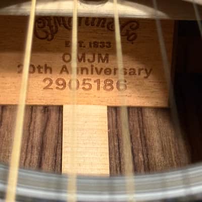 Martin OMJM 20th Anniversary *WITH UPGRADES* (please read description) image 3