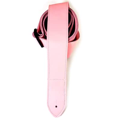 Pink Leather Premium Leather Guitar Strap- Pink Leather Guitar Strap-100% Leather Guitar Strap- Acoustic, Electric Bass Guitars image 3