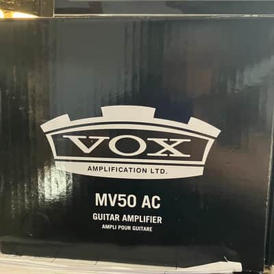 Vox MV50 Clean 50-Watt Guitar Amp Head 2017 - Present - Black / Silver/ 2 Vox speakers image 21