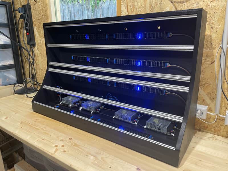 Uryan Modular 13U / 196HP black Custom Series eurorack case image 1