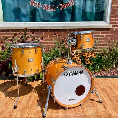 Yamaha Absolute Hybrid Maple Bop Kit Vintage Natural 18/12/14 *Mint!* image 3