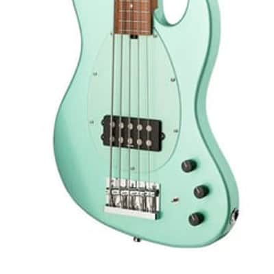 Sadowsky MetroExpress 21-Fret Vintage M Bass Morado Fingerboard 5-String - Solid Sage Green Metallic High Polish image 8