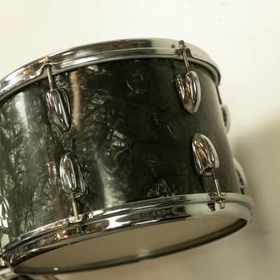 1962 Slingerland Black Diamond Pearl "Double Rail" Drum Set image 13