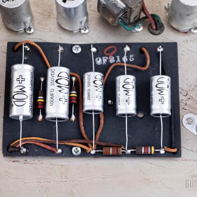 1965 Fender Twin Reverb Black Panel Vintage Tube Amp 2x12 w/ Oxford 12T6, Ftsw & Cover image 20