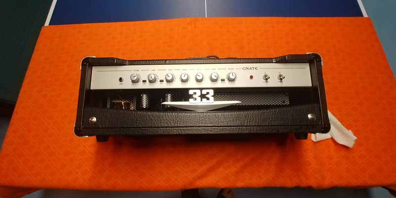 Crate V33H -- All Tube Head --  2-Channel - 33 Watt -  Reverb - Cleaned & Tubed image 1