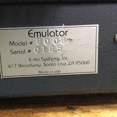 E-MU Systems Emulator 1 with sound library image 6