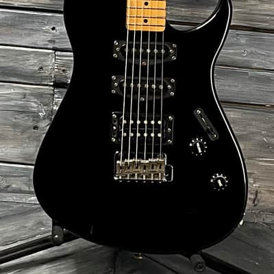 Used Squier by Fender MIJ Bullet HT-1 HSS Guitar with Case- Black image 1