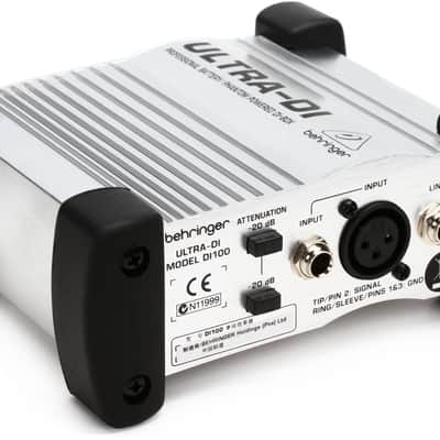 Behringer Ultra-DI DI100 1-channel Active Microphone / Instrument Direct Box