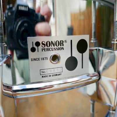 Sonor D-508 D508 Phonic 14" x 8" 10-Lug Ferro-Manganese Steel Snare Drum RARE image 10