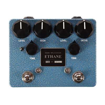 Browne Amplification Ethane Dual Overdrive Pedal Blue Silver Vein image 1