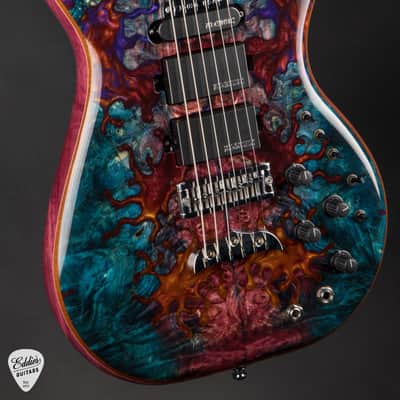 Alembic Further 6 Buckeye Burl - Resin Top #F15036 Bild 6