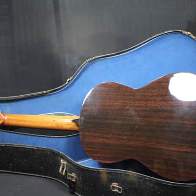A Crestwood Solid Wood Classical Guitar in it's Original Case with Rosewood Back & Sides Solid Wood   12 G image 6
