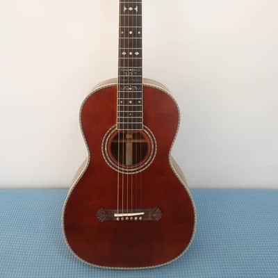 Washburn R318SKK 125th Anniversary Limited Edition Parlor Guitar 2008 Coffin Case Paper Work Very Clean #135 of 250 image 2