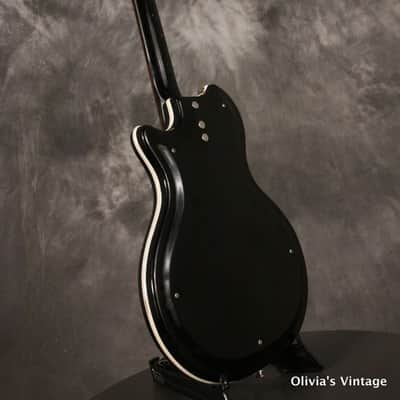 Valco/Supro Res-O-Glass BLACK w/Valco S6416T tube amplifier 8" Jesnsen 1966 image 9