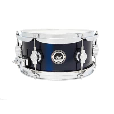 DW DWe Electronic/Acoustic Snare Drum 10x5 Midnight Blue Metallic image 1