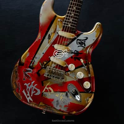 Fender Stratocaster Kamikaze Series 2nd Edition by EGC Aged heavy Relic image 11