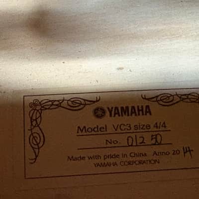 Yamaha 4/4 Cello image 2