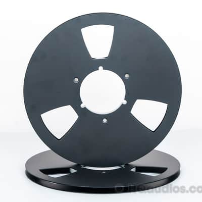 Aluminum Empty Tape Reel for Reel To Reel Tape Recorder (Single)– 10.5 inch – Black Color 1Yr WRT image 2