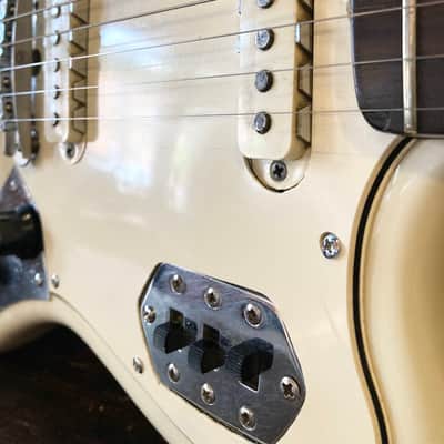 Fender Jaguar 1962 - 1965 - White Refin with Matching Headstock image 2