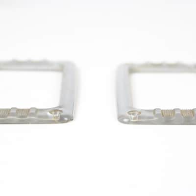 RARE 1962 Vintage Gretsch Ronny Lee Perl Mounting Neck/Bridge Pickup Ring Set w/Original Screws USA 1960s image 4