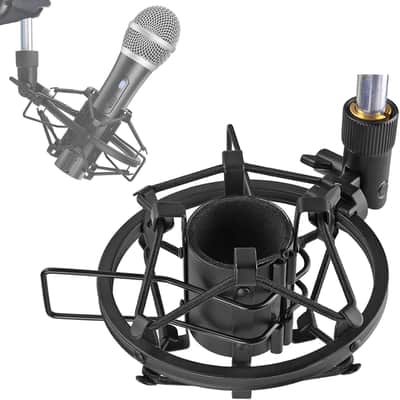 ATR2100X-USB Mic Shock Mount Holder for Reduces Vibration and Noise, Suitable for Audio-Technica ATR2100X, ATR2100 USB Microphone image 1