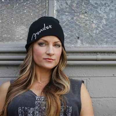 Fender Logo Beanie Hat, Black, One Size image 2