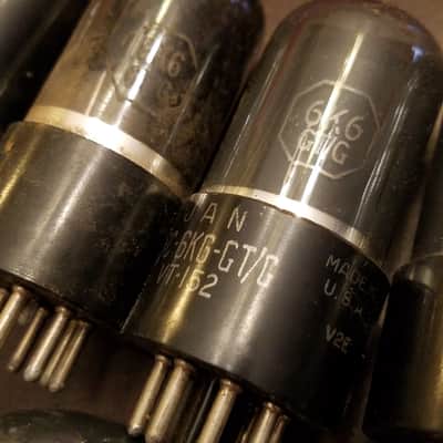 Ken-Rad etc. Pair (2) VT-152 Power Pentode tNOS AT1000 TESTED Vacuum Tube premium JAN 6K6 6K6GT/G Audio 1941-1958 image 2