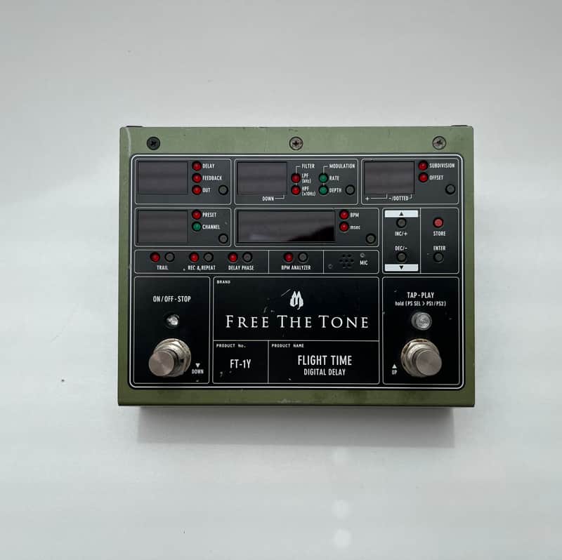 Free The Tone FT-1Y Flight Time Digital Delay 2010s - Green image 1