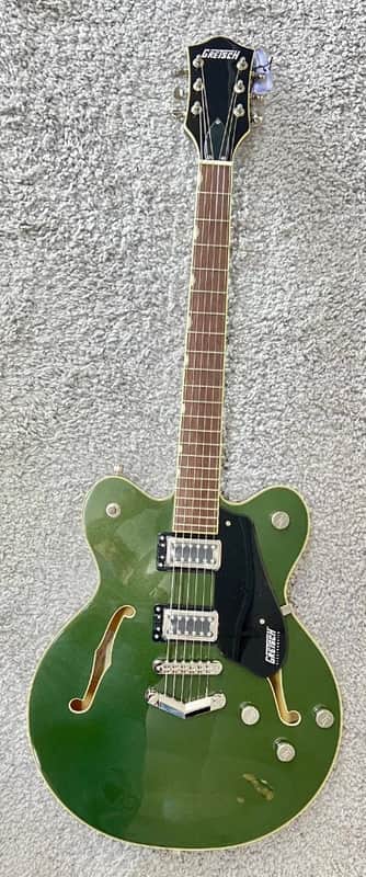 Mint Gretsch G5622 Electromatic Center Block Double-Cut w/ V-Stoptail, Olive Metallic image 1