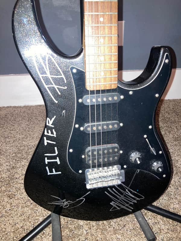 Yamaha EG 112C2 Black Signed by band Filter with soft case image 1